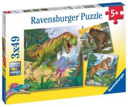 Ravensburger Dinosaury a čas 3x49 dielikov