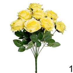 Kytica ruží ŽLTÁ 43cm