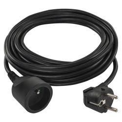 Emos 1 zásuvka 5m čierny 16A 1.5mm2