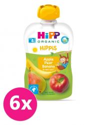 6x HiPP HiPPiS BIO 100% ovocia Jablko-Hruška-Banán 100 g