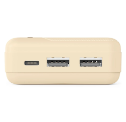 Hama Pocket 20 USB-C 20000mAh 2.1A pieskový