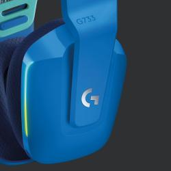 Logitech G733 LIGHTSPEED Wireless RGB Gaming Headset - BLUE