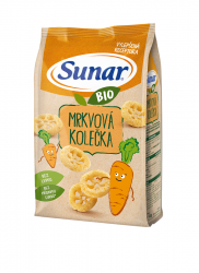 3x SUNAR BIO Chrumky Mrkvové kolieska 45 g