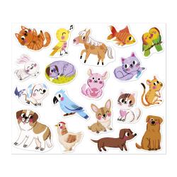 Janod Janod Stickers Samolepky Domáce zvieratá 100 ks od 18 mesiacov