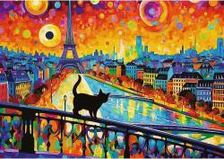Trefl Trefl Puzzle 1000 - Mačka v Paríži