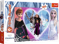 Trefl Trefl Puzzle 160 dielikov - Šťastné chvíle / Disney Frozen 2