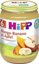 HiPP BIO Jablká s mangom a banánmi, 190 g