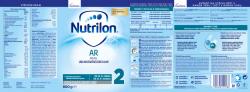NUTRILON 2 AR špeciálne pokračovacie mlieko 800 g, 6+