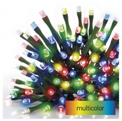 Emos LED vianočná reťaz 4m multicolor, časovač