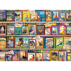 Trefl Trefl Drevené puzzle 1000 - Svetoví cestovní sprievodcovia