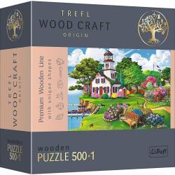 Trefl Trefl Drevené puzzle 501 - Letný prístav