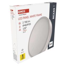 Emos NEXXO, okrúhle, biele, 28.5W, neutrálna biela