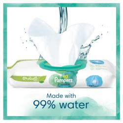 PAMPERS Obrúsky vlhčené Harmonie Aqua Plastic Free 24x48 ks