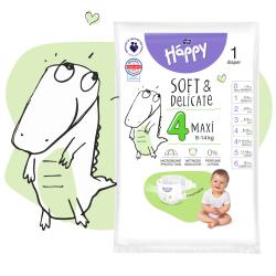 BELLA HAPPY Baby Plienky jednorazové Maxi 8-14 kg 44 ks