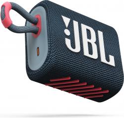 JBL GO3 modro-ružový