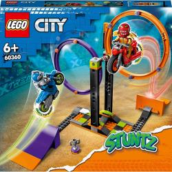 LEGO LEGO® City 60360 Kaskadérska výzva s rotujúcimi kruhmi