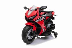 BENEO HONDA CBR 1000RR, Licencované, 12V batéria, Plastové kolesá, 30W motor, LED svetlá, pevný rám,