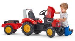 FALK FALK Šliapací traktor 2020AB Supercharger červený