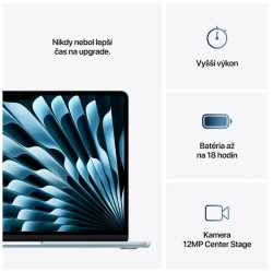 Apple MacBook Air 13'' M4 chip 10-core CPU and 8-core GPU, 16GB, 256GB SSD - Sky Blue