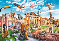Trefl Trefl Puzzle 1000 Funny Cities - Divoký Rím