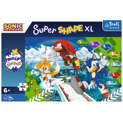 Trefl Trefl Puzzle 160 XL Super Shape - Šťastný Sonic / SEGA Sonic The Hedgehog FSC Mix 70%