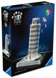 Ravensburger Iconics: Šikmá veža v Pise (Nočná edícia)