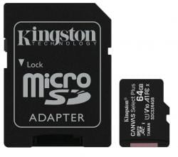Kingston Canvas Select Plus MicroSDXC 64GB Class 10 (r100MB,w10MB)