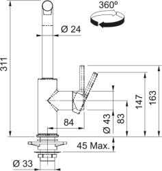 Franke FN 5541.901 URBAN 2.0