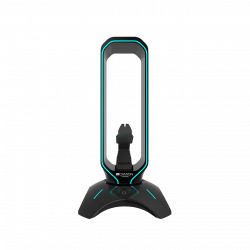 Canyon WH-200 čierny 3v1, stojan pre headset + bungee stabilizátor kábla + USB hub