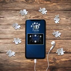 Ravensburger Iconics: Socha slobody (Nočná edícia)