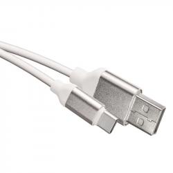 Emos Kábel USB-C 1m biely