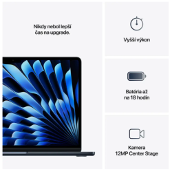 Apple MacBook Air 13'' M4 chip 10-core CPU and 8-core GPU, 16GB, 256GB SSD - Midnight
