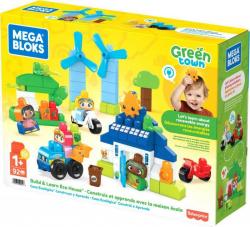 Mattel Mattel Mega bloks zelené mesto postav a uč sa eko dom HCG36