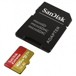 SanDisk Extreme MicroSDXC 400GB A2 C10 V30 UHS-I U3 (r160/w90)