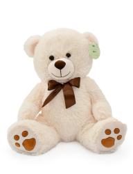 MAC Toys Medvedík sediaci krémový, 40 cm