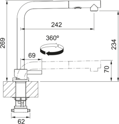 Franke FC 3137.501 MYTHOS WINDOW