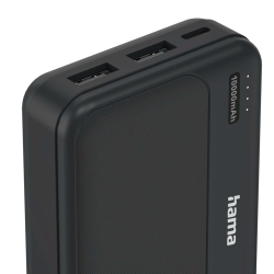 Hama Pocket 10 USB-C 10000mAh 2.1A čierny