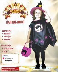Casallia Karnevalový kostým Čarodejnica s klobúkom