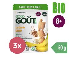 GOOD GOUT BIO Banánové polštářky 3x50 g