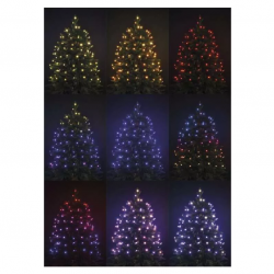 Emos LED vianočná reťaz RGB 12m, vonkajšia aj vnútorná, ovládač, programy, časovač