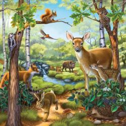 Ravensburger Domáce zvieratá  3 x 49d