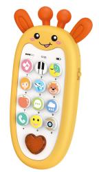 MAAMAA Maamaa Telefón detský s efektmi žirafa 13,5 cm