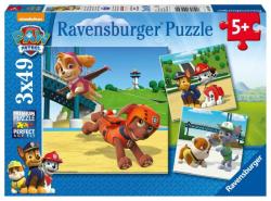 Ravensburger Labková patrola: Psí tím 3x49 dielikov