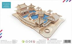 Woodcraft construction kit Drevené 3D puzzle Záhrady Suzhou