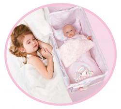 DeCuevas DeCuevas 51241 Novorodenecká postieľka pre bábiky s funkciou spoločného spania