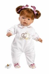 Llorens Llorens 13854 JOEL - realistická bábika bábätko s mäkkým látkovým telom - 38 cm