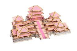 Woodcraft construction kit Drevené 3D puzzle Epang palace