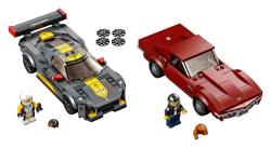 LEGO® LEGO® Speed Champions 76903 Chevrolet Corvette C8.R a 1968 Chevrolet Corvette