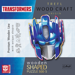 Trefl Trefl Drevené puzzle 500+5 - Autobot: Optimus Prime / Hasbro Transformers FSC Mix 70%