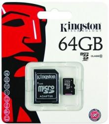 Kingston MicroSDXC 64GB Class 10